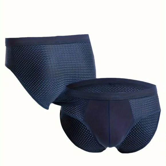 New mens underwear briefs medium sz 32 M mesh breathable never worn skivies - Picture 6 of 6